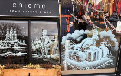 Window Painting By Nicholas Fenetre