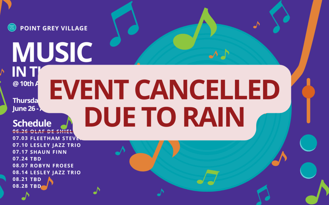 Music In the Plaza (June 26) – Cancelled