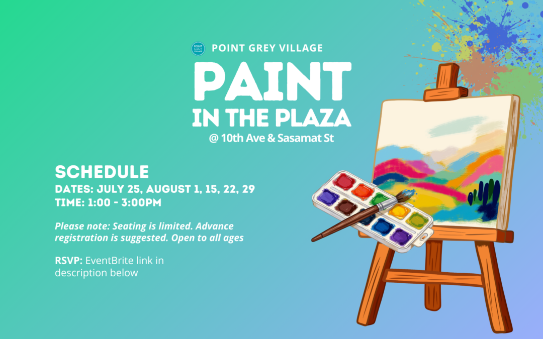 Paint in the Plaza Summer 2026